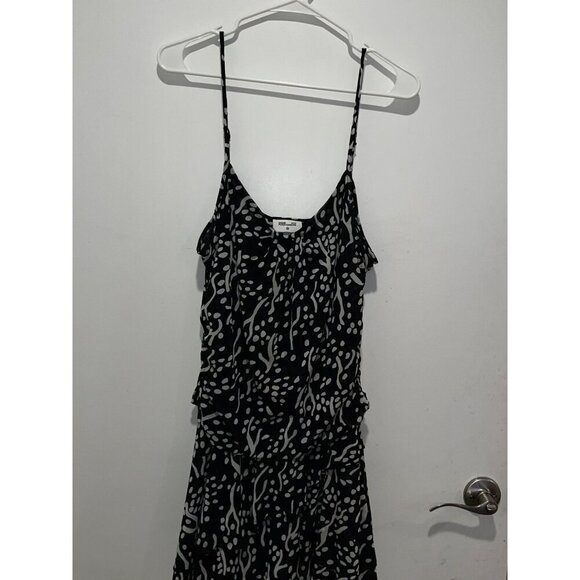Diane Von Furstenberg by Target Black & White Spaghetti Strap Women's Mini Dress - Picture 3 of 9